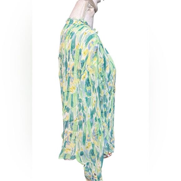 Pilcro and the Letterpress | Tavi Button Down Long Sleeve Blouse size medium - Picture 3 of 5